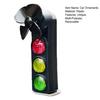 Motorcycle Traffic Light Car Ornaments Cool Novel Turn Signal Indicator Lights Motorcycle Decoration with Red Yellow Green Lights