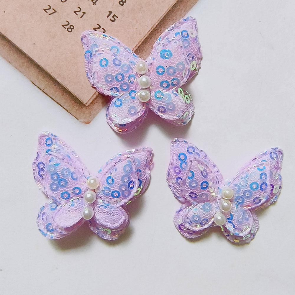 Accesorii de Păr pentru Copii cu Fluturi cu Paiete și Perle Pantofi, Îmbrăcăminte, Genți și Accesorii Accesorii cu Fluturi