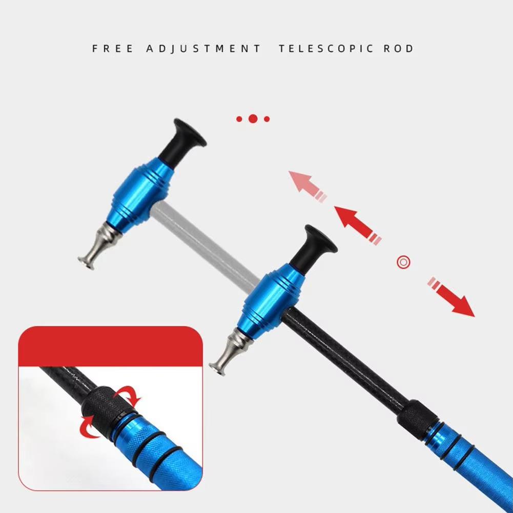 1 set instrumente de reparare a zgârieturilor auto, ciocan de nivelare cu mai multe capuri, reglare automată a tijei telescopice, instrument de îndepărtare a gropilor, kit de reparare a zgârieturilor