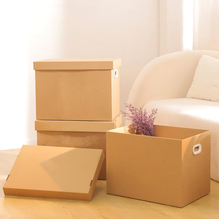 Hand-Painted DIY Cardboard Gift Box - Large Empty Birthday Packaging for Snacks
