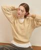 ADAUL Warm Touch Stripe V Neck Knit - 6Color