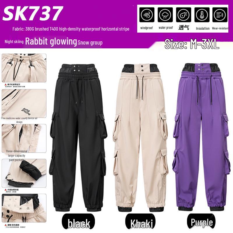 Popular Pitaya Ski Suit: Couple-Style Fleece-Lined Hooded Jacket, Windproof & Waterproof for Ski Resorts