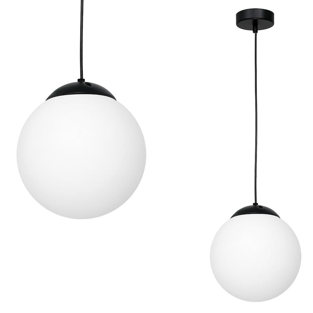 Lampa Wisząca Lima 1 E27 Czarny Milagro Mlp6522