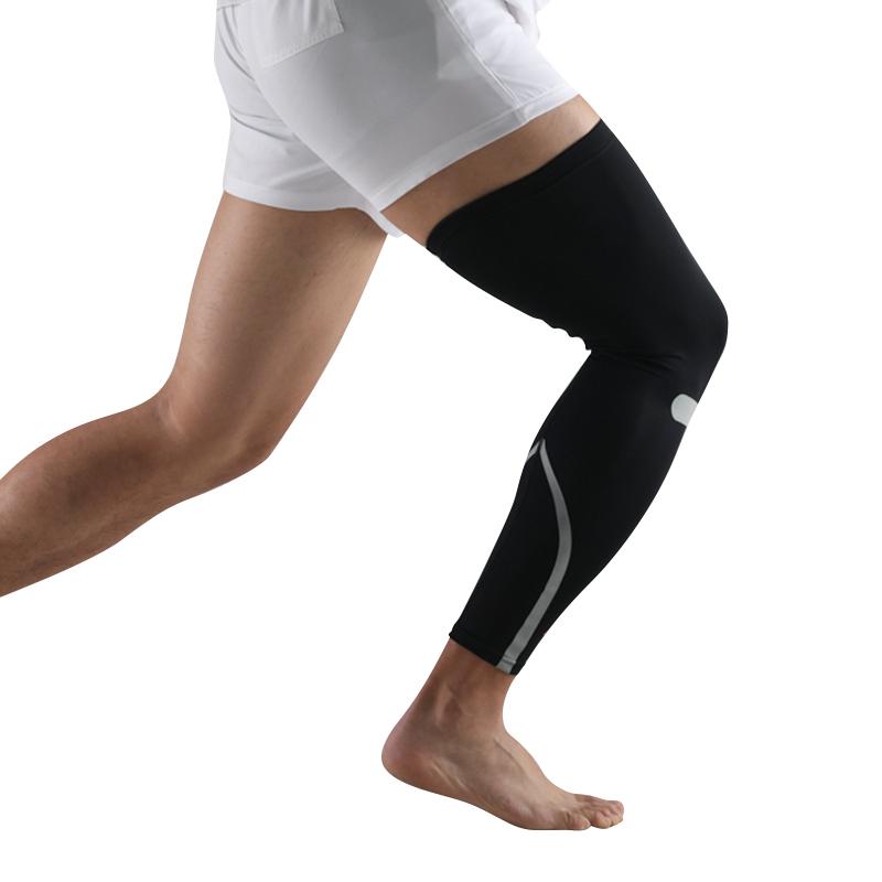 ATAN Leg Protector Calf Compression Sleeve Youth Men Football Leg Compression Sleeves XS-S-M-L-XL чёрный