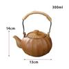 300ml Ceramic Teapot Rustic for Boiling Hot Water for Home Picnic