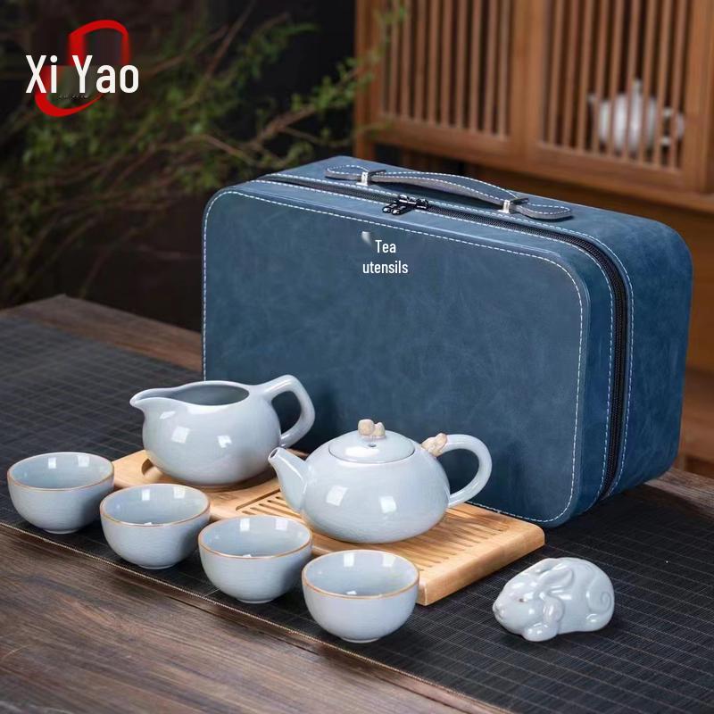 Xiyao Ru Kiln Ceramic Teapot & Tea Set