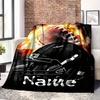 Rugby Theme Customize Your Name Blanket Warm Comfortable And Soft Blankets Are Suitable For Home Lunch Break Blanket Office Sofa Sofa Gift To