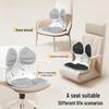 Ergonomic Lumbar Support Seat Cushion for Long Sitting - Adult Chair Backrest & Waist Support.