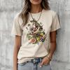 Dinosaur t-shirts women designer Y2K harajuku t shirt girl graphic anime designer clothes