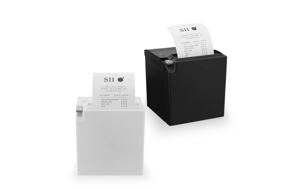 Seiko Instruments Compact Receipt Bluetooth with RP-F10 Printer, Type, White, RP-F10-W27J1-5, Type-C, [Smaregi] [Airregi]