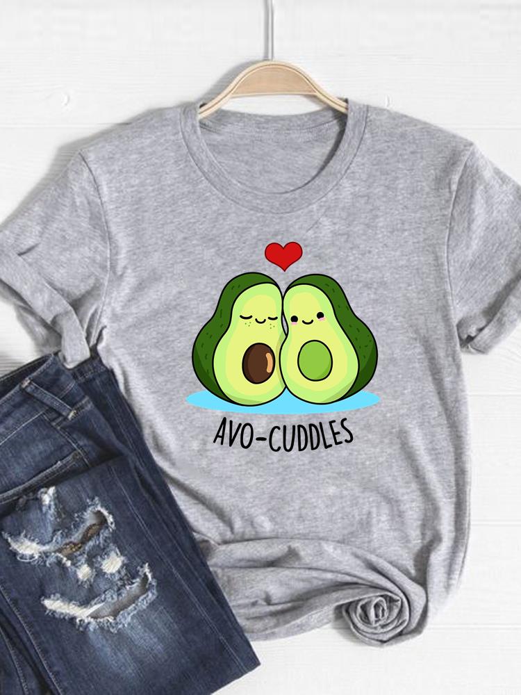 Sloth Cartoon Sweet 90s Cute Graphic Tshirt Print T Shirt Short Sleeve Summer Clothes Women Clothing Fashion Basic Tee Top