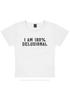 I Am% Delusional YK Baby Tee Cherrykitten Printed T-Shirt Short Sleeve Top