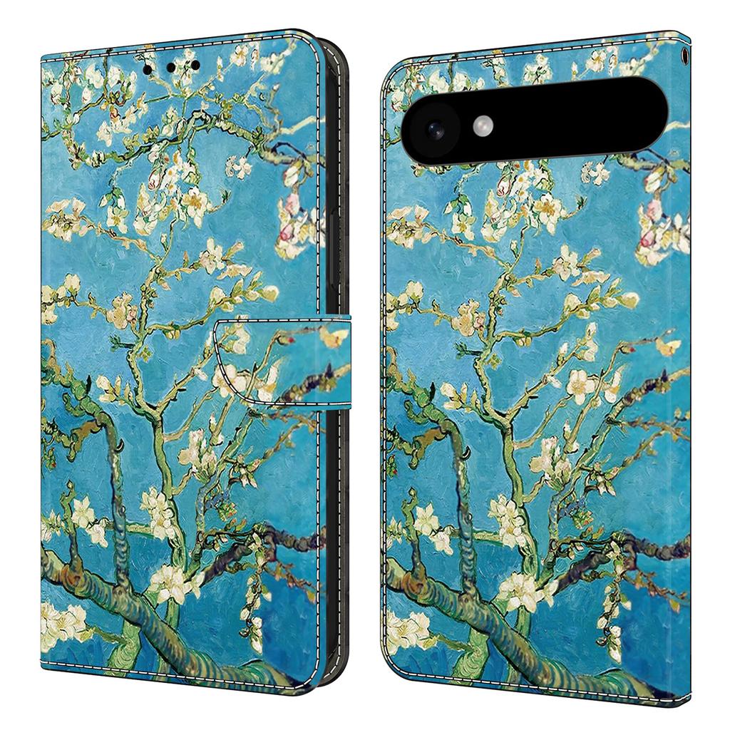 For iPhone 17 Air Leather Case Pattern Printing Wallet Stand Flip Phone Cover