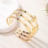 Glamorous Metal Tassel Arm Chain Multi Style Fashion Flower Bracelet Adjustable Retro Armlet Women's Accessories