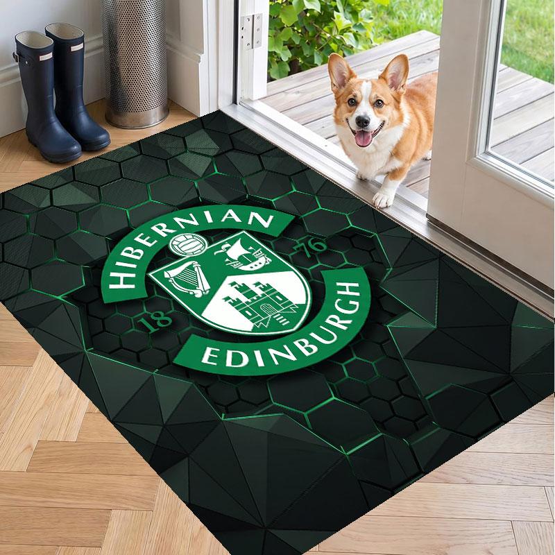 Soft Floor Carpet Hibernian FC Pattern Area Rug Decorative Mat For Home Room Decoration