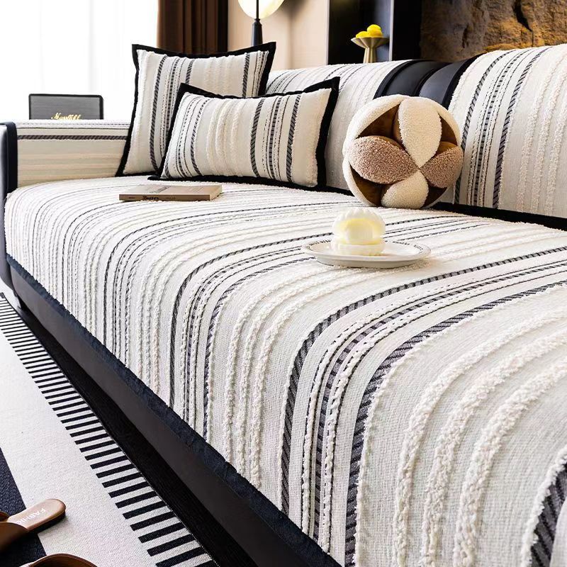 

Light Luxury High-End Chenille Sofa Cushion Universal In All Seasons New Seat Cushion Non-Slip Sofa Cover Cover Cloth 70*70cm