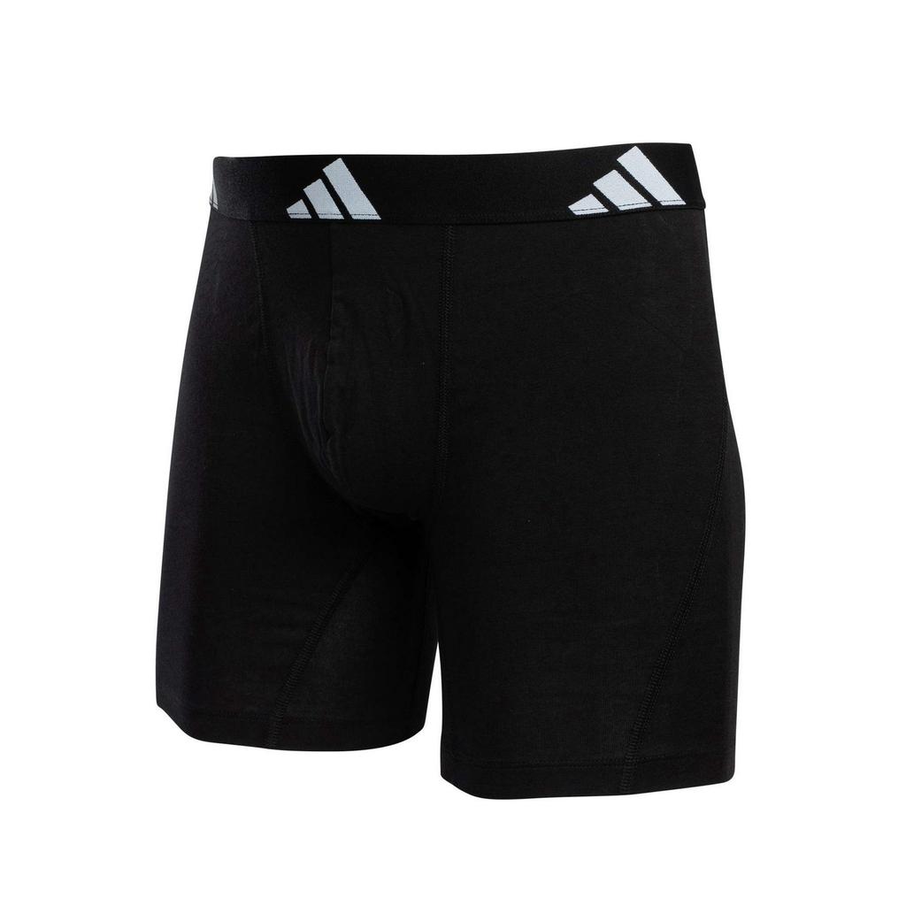Men' Adidas Active Flex Boxer Shorts 3-Pack Black 4Am004-000 R