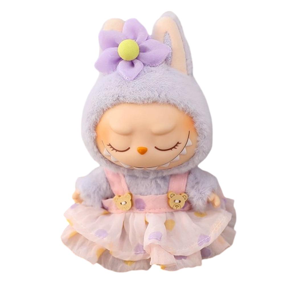 

Мини-кукольный наряд, мягкий вязаный свитер, костюм для вечеринки, JK, плиссированная юбка, комплект одежды Kawaii Bear для малыша, игрушка своими руками