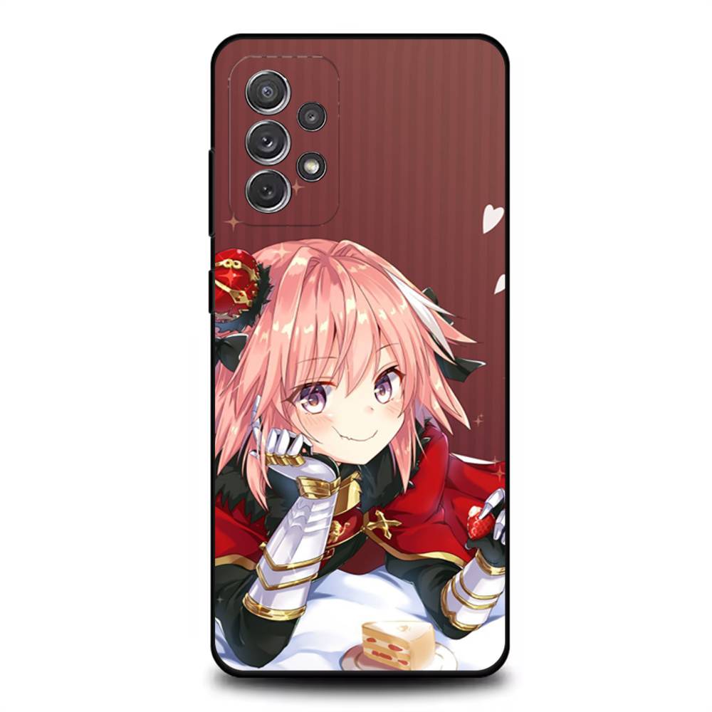 F-Fate Apocrypha Astolfo Phone Case For Samsung S 25,24,23,22,30,21,10,9,Ultra,Plus,Lite,FE,4,5G Black Soft Case