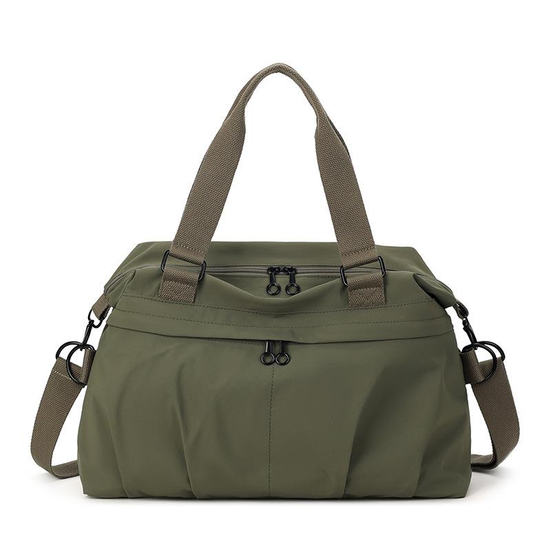 

Portable Travel Bag Unisex Large Duffel Bag Short Distance Storage Sports Fitness Bag армия зеленый