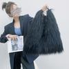 Women Fluffy Shoulder Bag Hasp Fuzzy Tote Handbag Casual Plush Tote Handbag Versatile Large Capacity Girl Satchel Bag