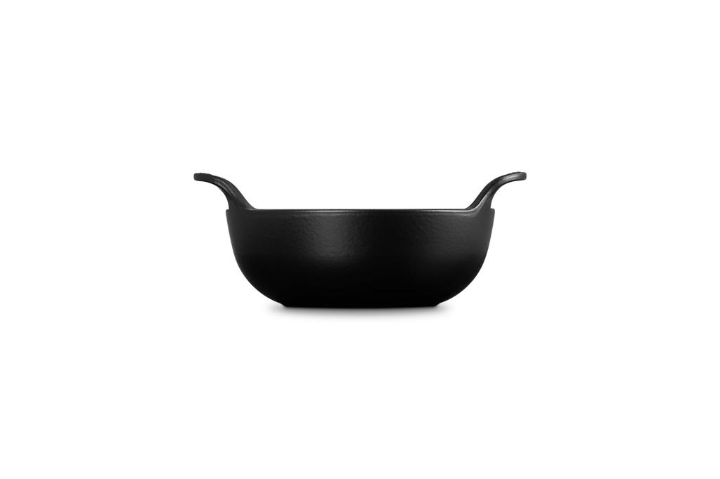 Le Creuset Balch Dish Double Handed Pot IH Compatible 20cm Matte Black 20142-20-00