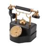 Retro Rotary Dial Phone Vintage Rotary Telephone Decor Statue Artist Figurine Cafe Bar Window Decor
