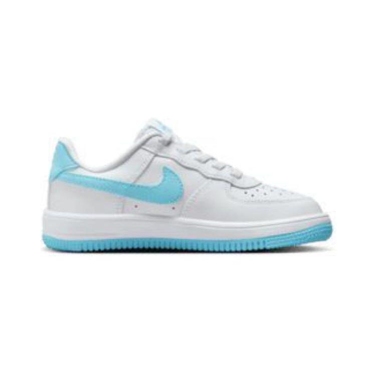 Nike Force 1 Low EasyOn PS Bílá Akvamarínově modrá Dětské tenisky FN0237-107