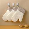 Thickened Silicone Heat Resistant Oven Mitts for Kitchen Use Microwave Oven Gloves High Temperature Protection Non Slip Grip Safety Gloves