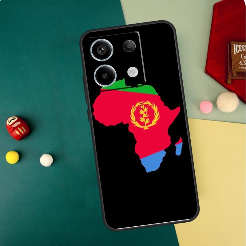 Eritrean Flag Case For Xiaomi Redmi Note 13 14 12 11 10 15 Pro Plus Redmi 13 15 14C 13C 15C 10C 12C Funda