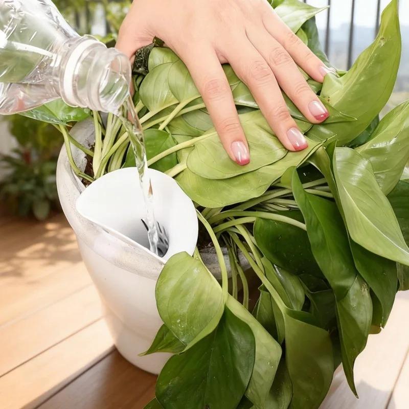 Plant Breathable Watering Device Home Conical Root Protection Tube Plastic Soil Aerator Tube Potted Flower Prevent Root Rot Tool