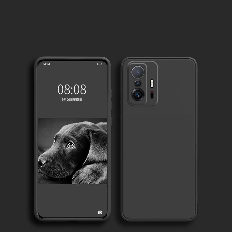 

Чехол Mi 11T Mi 11 T Mi11T Pro, квадратный, жидкий, силиконовый, полный защитный чехол для Xiaomi Mi 11T Mi11T Mi 11 T Pro Ultra Lite, Funda for Mi 11T Pro чёрный