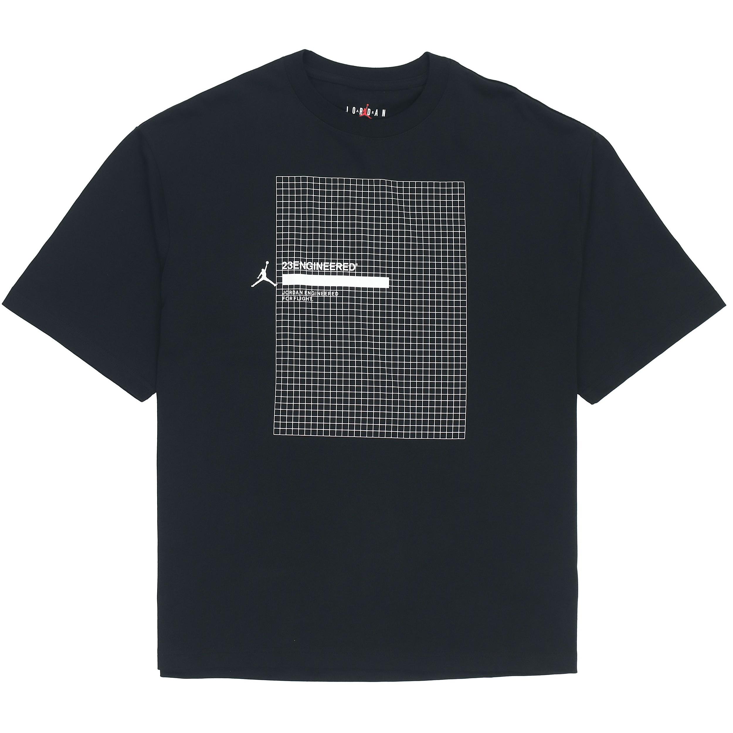 Air Jordan 23 Engineered mesh Sports Round Neck Short Sleeve Black Men s DA9870-010 M