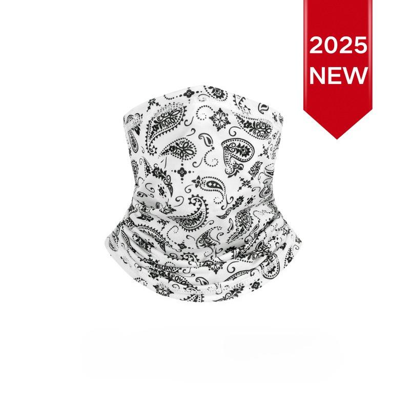 2025 New Outdoor Ice Silk Sun Protection Bib Spring and Summer Motorcycle Neck Cover Sports Magic Bandana Riding Mask Full Face