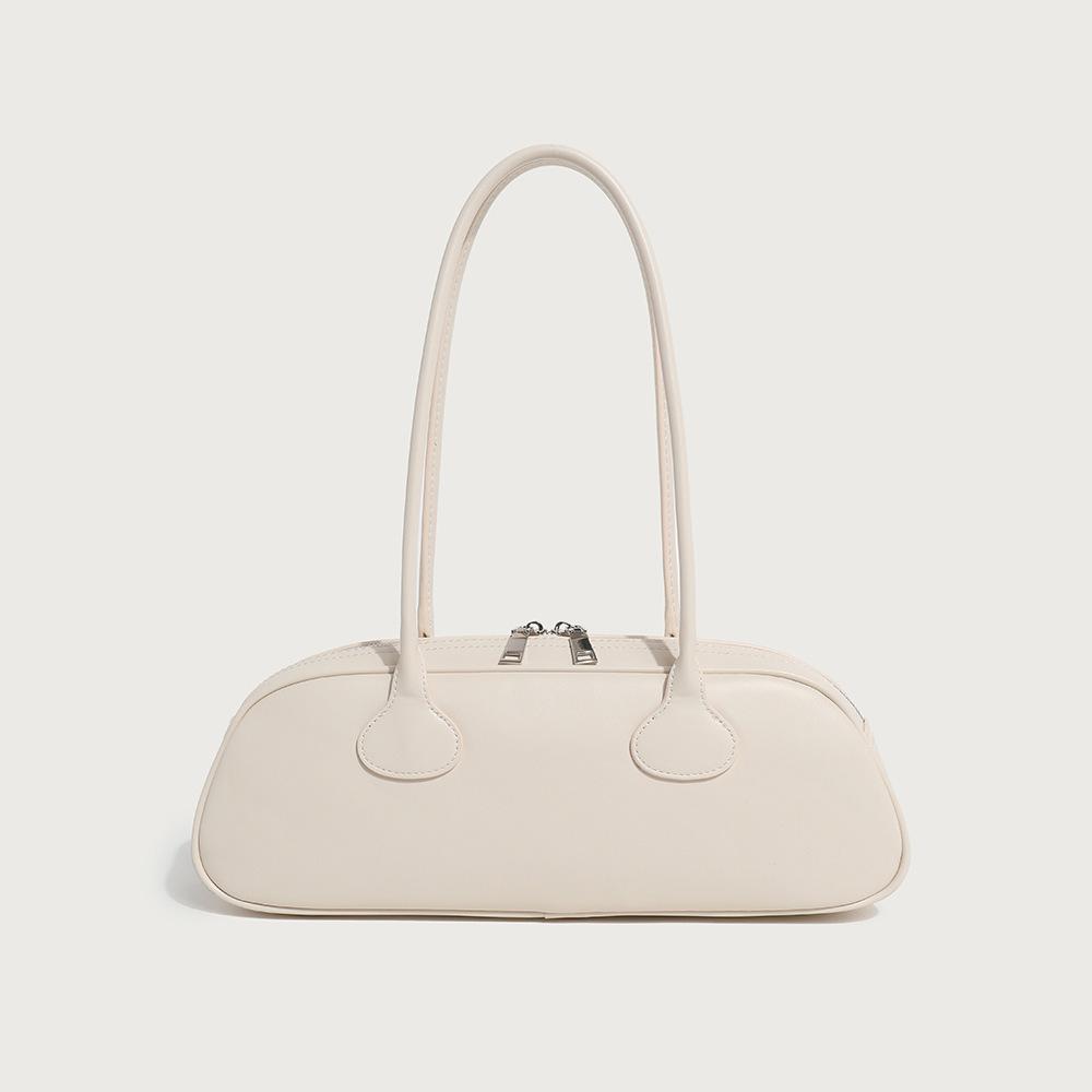 

Ladies Niche Design Ins Retro Single Shoulder Underarm Bag for Women Y3K Texture Large Capacity Handheld Baguette Bag