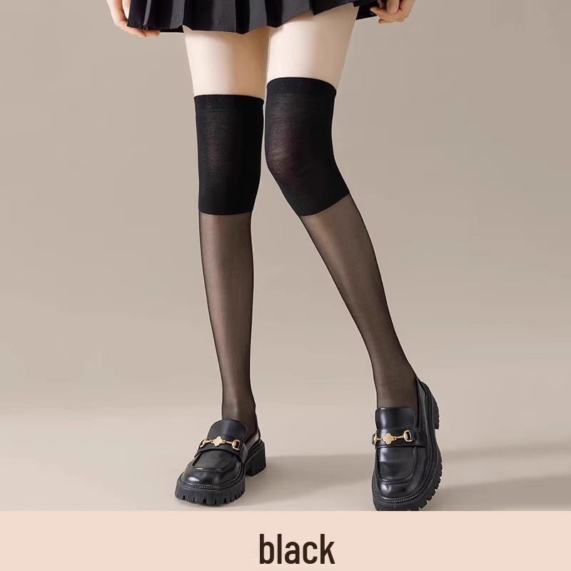 Women's Thin Over-Knee Anti-Slip Knee Pads - Warm, Anti-Snag Stockings for Summer or Air-Conditioned Rooms