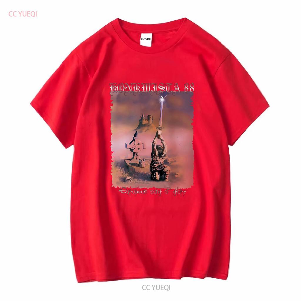 Nové Evropské tričko slávy KONKWISTA 88 Klasické tričko Muž Žena S 5XL dlouhý nebo krátký rukáv vintage Prané Prodyšné Stylové