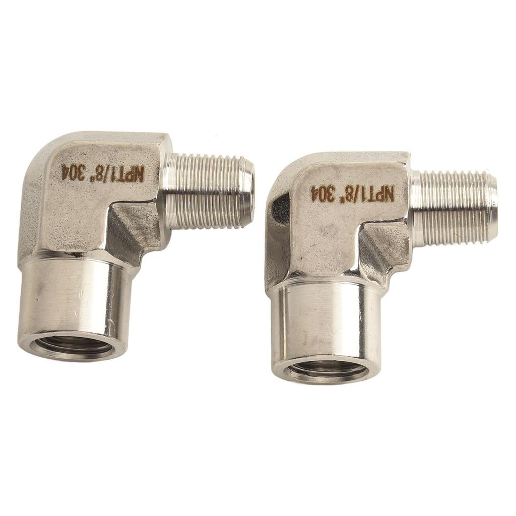 A Practical Solution To Your Pipeline Needs This Set Includes Two Sturdy Stainless Steel Connector Adapters (NPT)