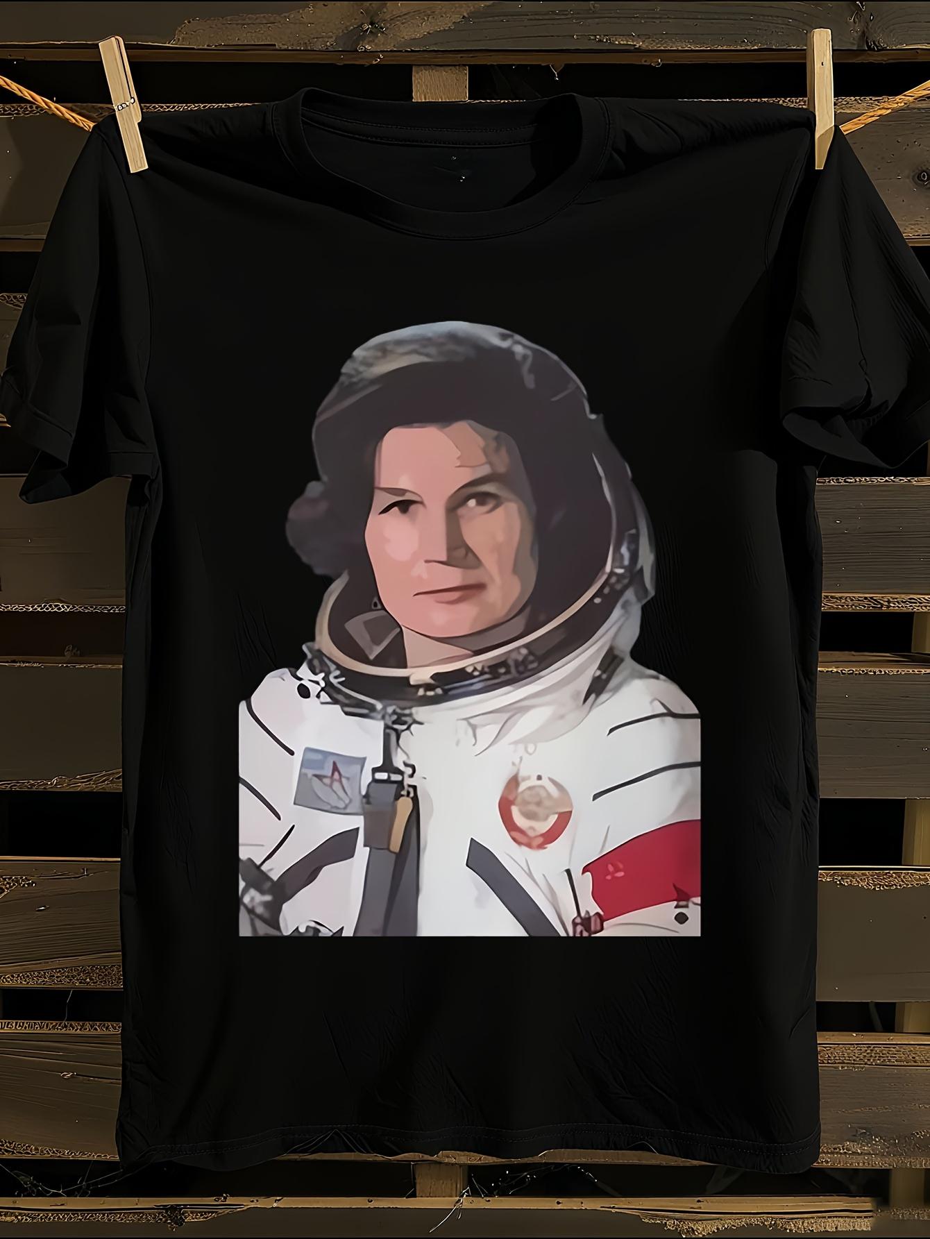 Soviet Space Program Valentina Tereshkova Astronaut Tshirt M