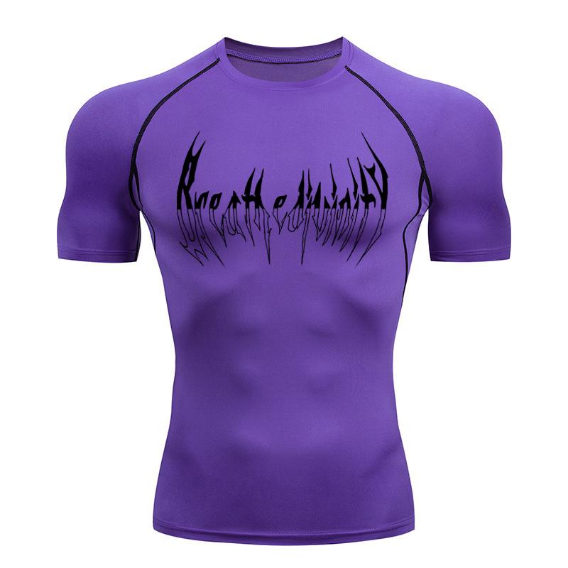 Herren Enges T-Shirt Laufen Sport Fitness Training Essentielle Sportbekleidung Schnelltrocknend Fitness Eng Sportbekleidung
