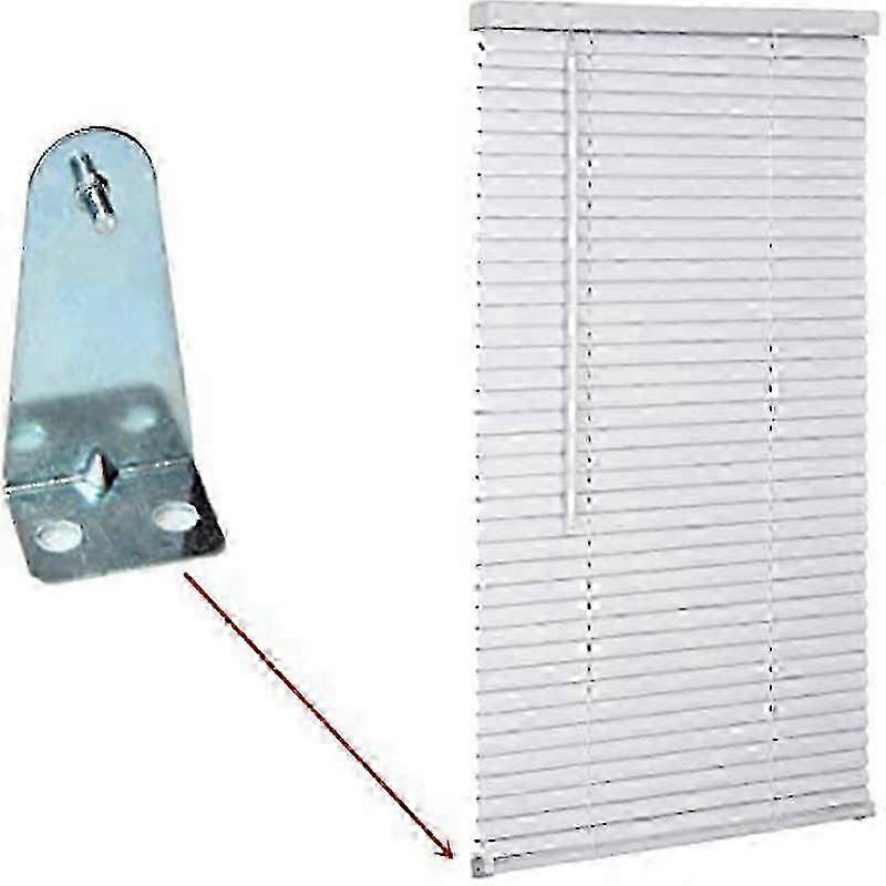 Set Of 8 Metal Hold Down Brackets Blinds Holder Replacements Horizontal With Screws For Horizontal Blinds Shades
