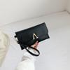 Stylish Black Pu Envelope Clutch Bag For Women Fashionable Summer Accessory