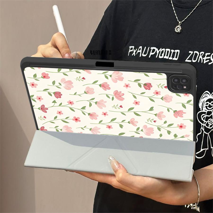 Holder Cover Tablet Case For iPad Mini 6 7 Air 4 5 M3 M2 1 2 M4 11inch Pro 11th 10th 9th 8th 7th 12.9inch Pro 2025 Cartoon