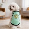 Pet Sleeveless T-Shirt, Round Neck Pet Tank Top, Breathable Summer Pet Clothes for Small Medium Dogs Teddy Bichon Frise