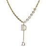 JMXD Letter D Sweater Necklace for Women Small Luxury Y2K Minimalist Trendy Statement Jewelry Gift for Her