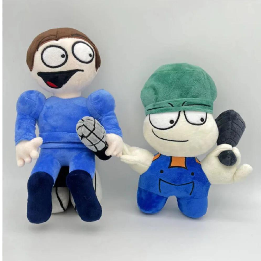 25/30 cm große Dave und Bambi Plüschtiere, Cartoon-Friday-Night-Funk-Plüschpuppen, FNF-Stoffpuppen, ideales Weihnachts- oder Geburtstagsgeschenk für Kinder