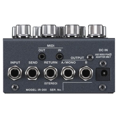 BOSS IR-200 Cabinet IR Pedal Amp & Cabinet Processor with Extensive Preamp Models and Diverse Cabinet IRs for Effects Recording, Live Performances, an