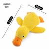 Indestructible Plush Dog Toy: Bite-Resistant Yellow Duck Companion