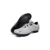 MORYTRADE MTB-Schuhe mit Bindungen, Atmungsaktive Radschuhe, Größe 27,0 cm, Hellgrau