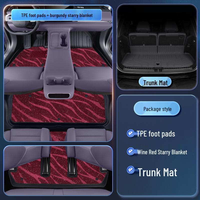 Leapmotor C16 TPE2026 Floor Mats - Five/Six-Seater Car Interior Accessories